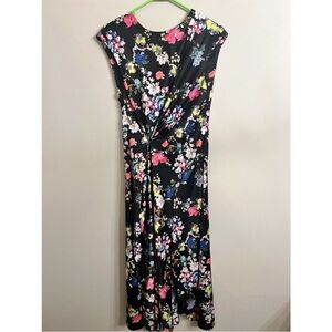 ASOS Black Dress Floral Print